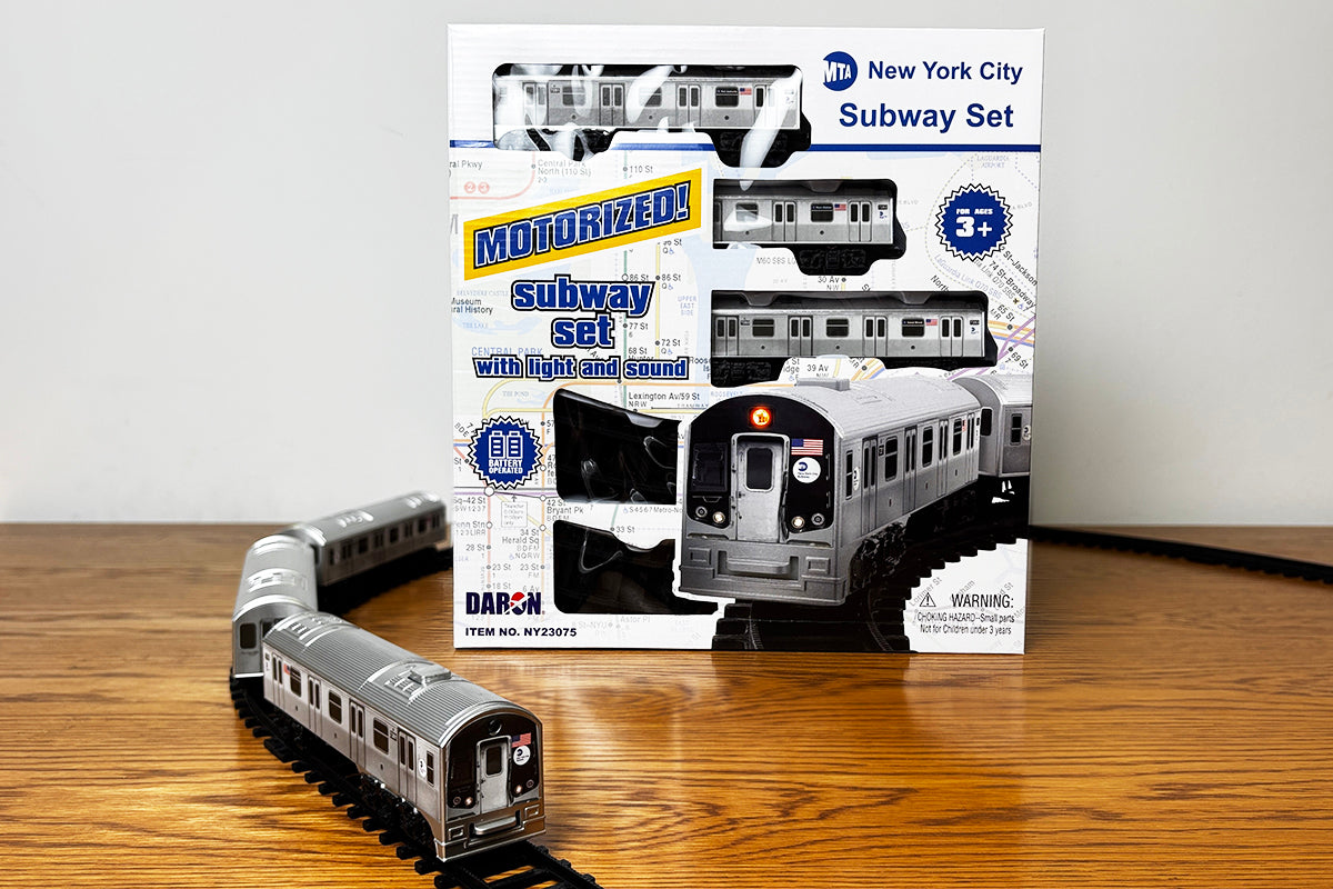 MTA 3 PIECE TRAIN SET W/TRACK The Airplane Shop.