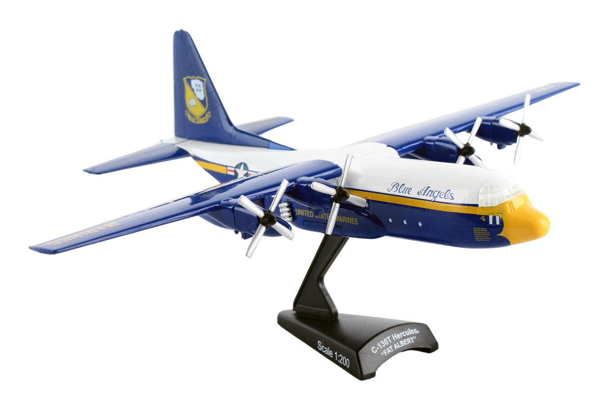 POSTAGE STAMP C-130 HERCULES FAT ALBERT BLUE ANGELS 1/200 The Airplane Shop.