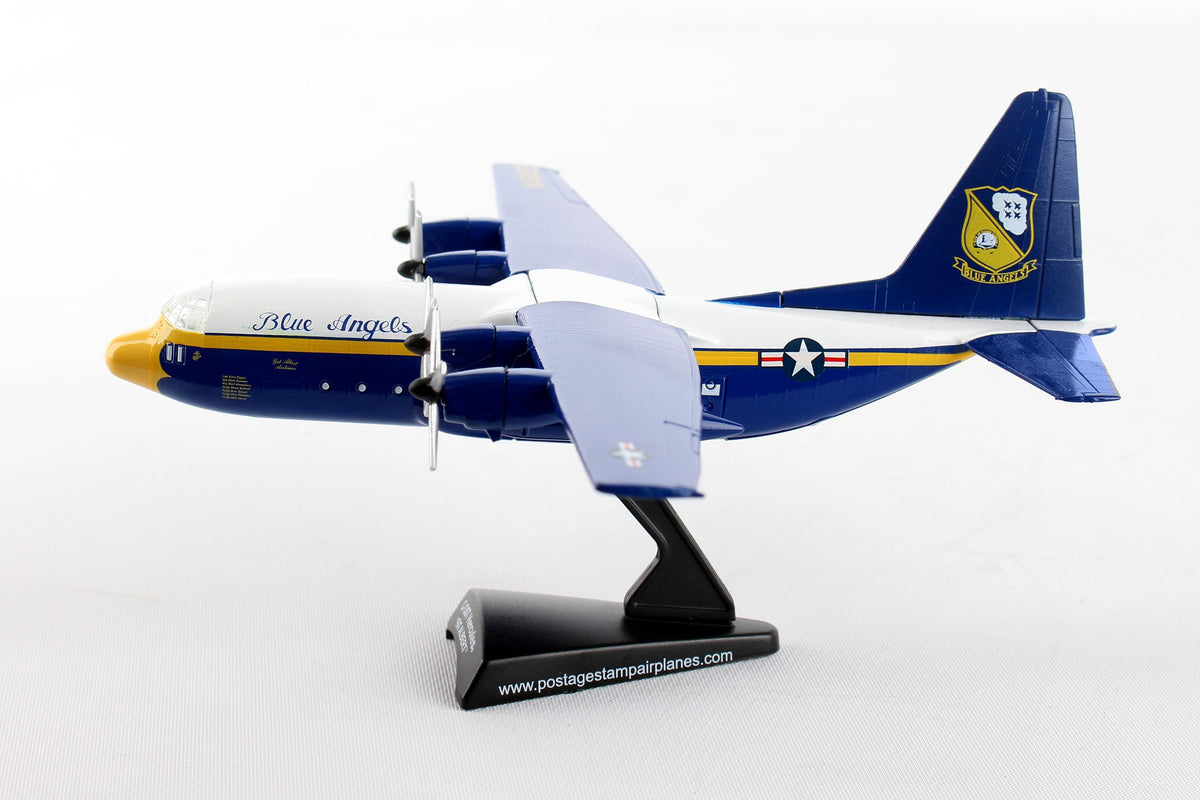POSTAGE STAMP C-130 HERCULES FAT ALBERT BLUE ANGELS 1/200 The Airplane Shop.