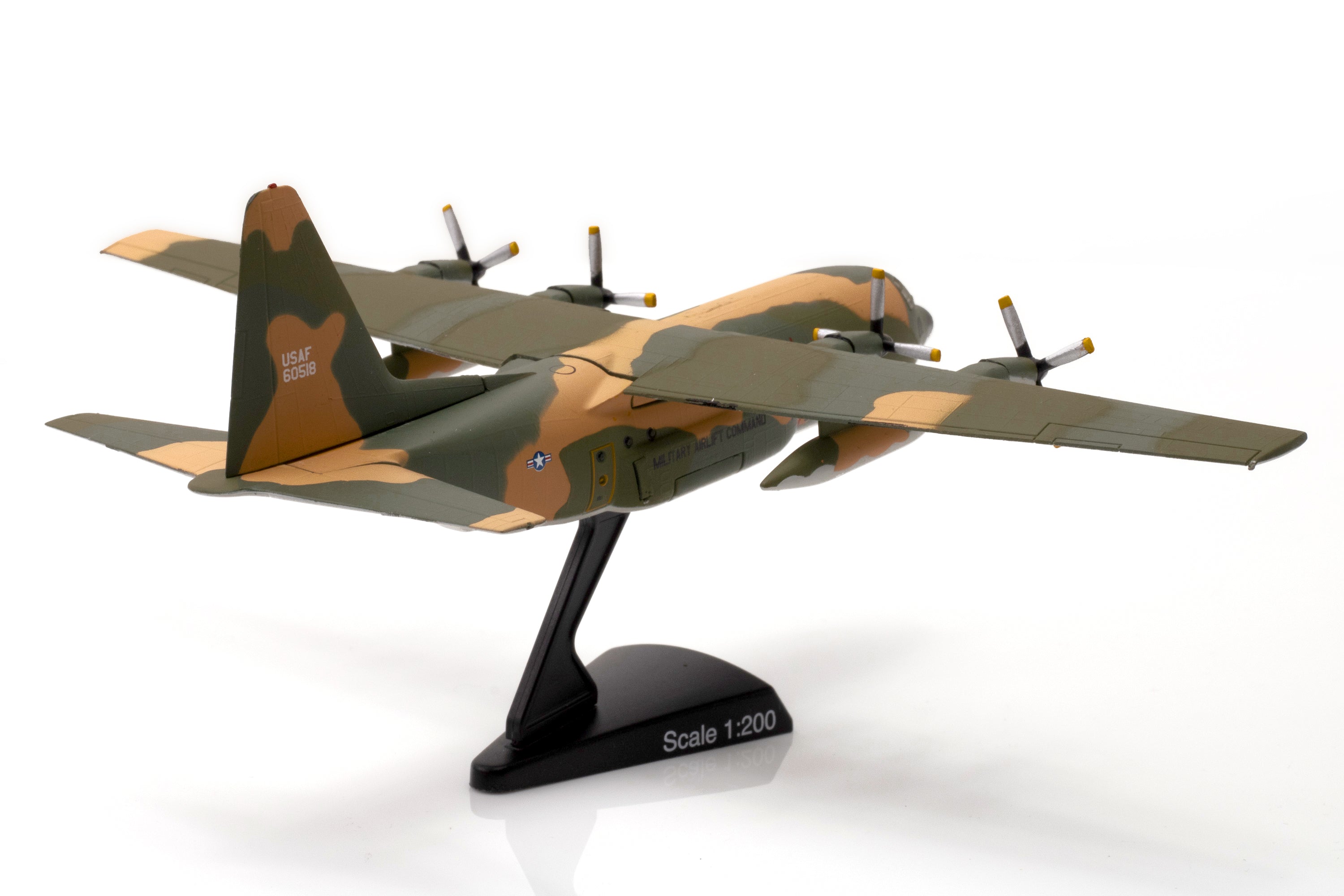 POSTAGE STAMP C-130 1/200 SEA CAMO LITTLE ROCK AFB