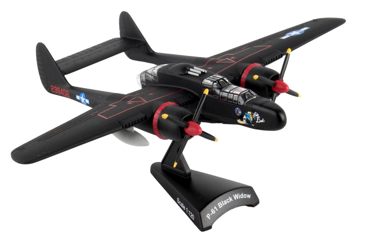 POSTAGE STAMP USAF P-61 BLACK WIDOW LADY IN THE DARK 1/120 The Airplane Shop.