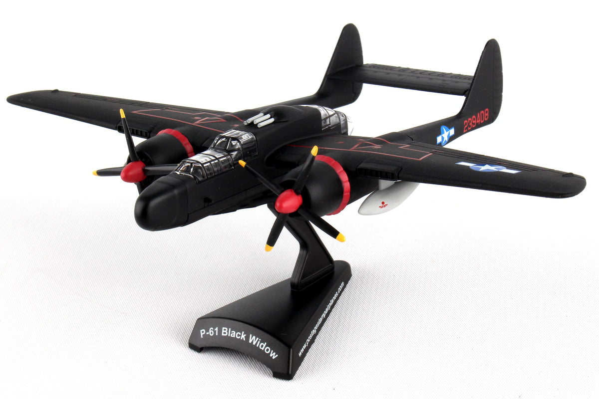 POSTAGE STAMP USAF P-61 BLACK WIDOW LADY IN THE DARK 1/120 The Airplane Shop.