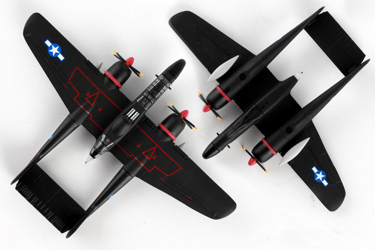 POSTAGE STAMP USAF P-61 BLACK WIDOW LADY IN THE DARK 1/120 The Airplane Shop.