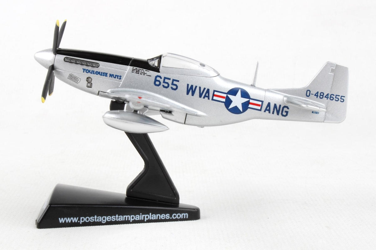 POSTAGE STAMP P-51D 1/100 TOULOUSE NUTS The Airplane Shop.