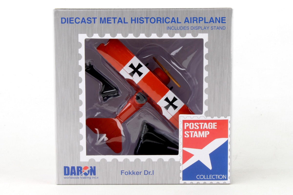POSTAGE STAMP FOKKER DR.I 1/63 RED BARON VON RICHTHOFEN The Airplane Shop.