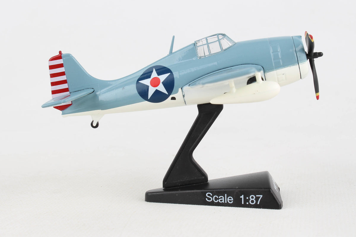 POSTAGE STAMP F4F WILDCAT 1/87 (**) The Airplane Shop.