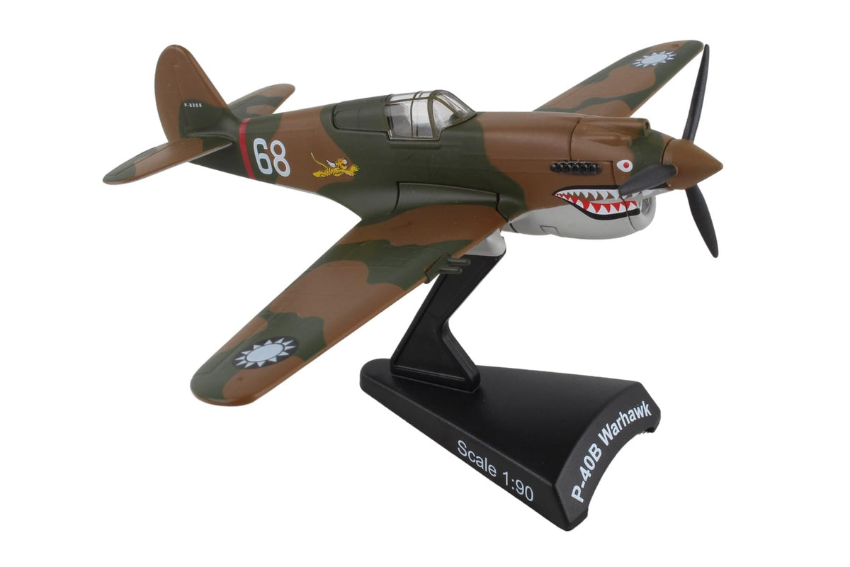 POSTAGE STAMP P-40 HELLS ANGELS 1/90 The Airplane Shop.
