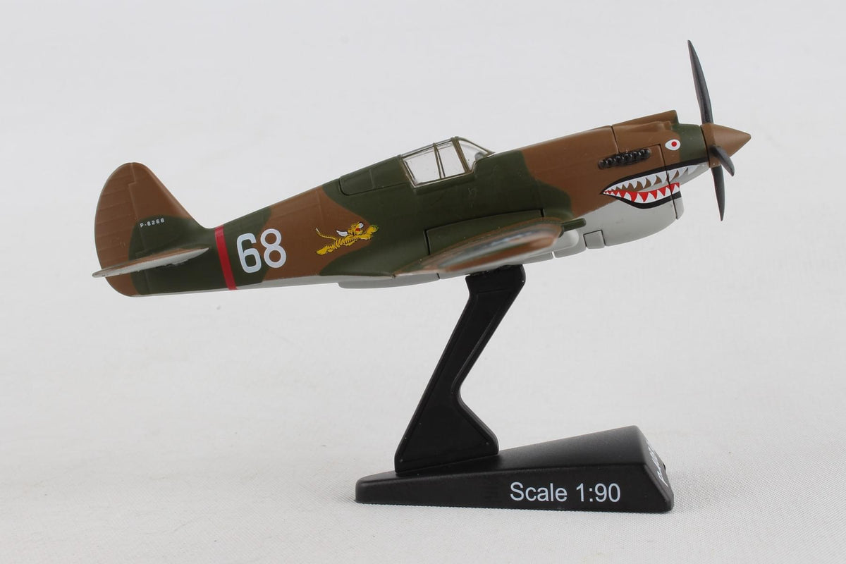 POSTAGE STAMP P-40 HELLS ANGELS 1/90 The Airplane Shop.