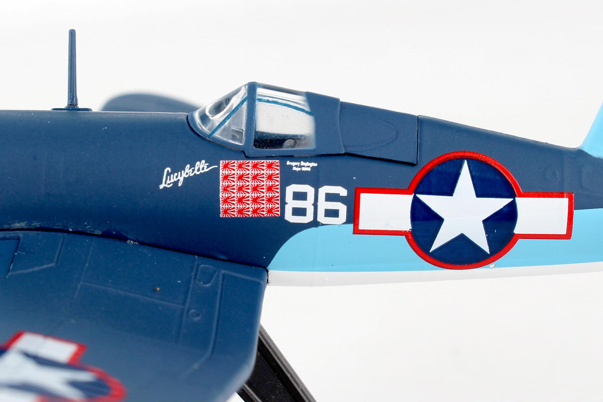 POSTAGE STAMP F4U CORSAIR 1/100 PAPPY BOYINGTON 