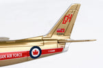 POSTAGE STAMP RCAF CANADAIR SABRE 1/110 GOLDEN HAWKS The Airplane Shop.