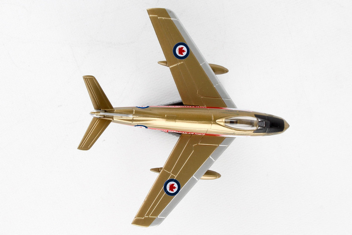 POSTAGE STAMP RCAF CANADAIR SABRE 1/110 GOLDEN HAWKS The Airplane Shop.