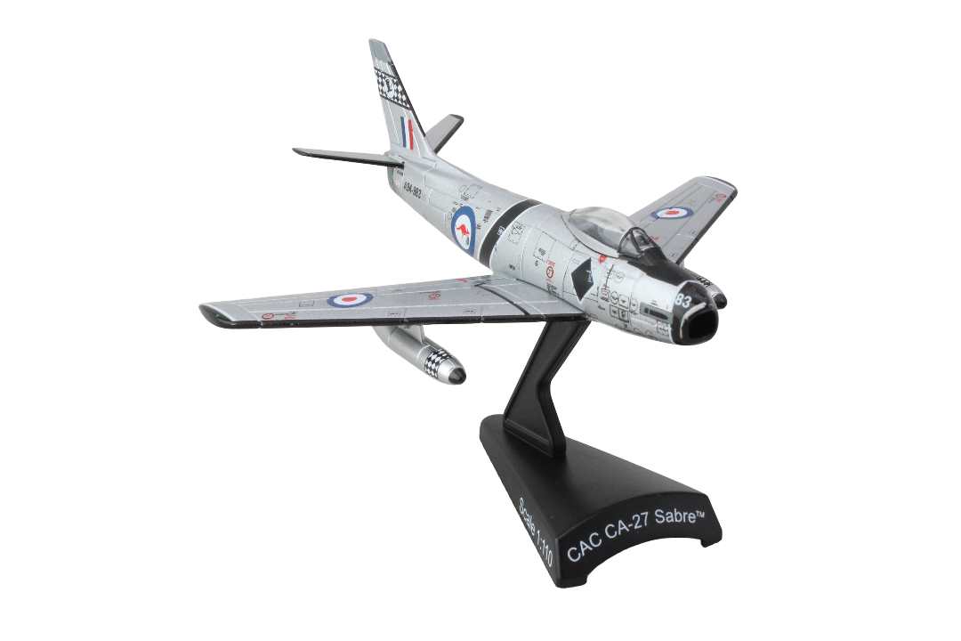 POSTAGE STAMP CAC CA-27 SABRE RAAF 1/110