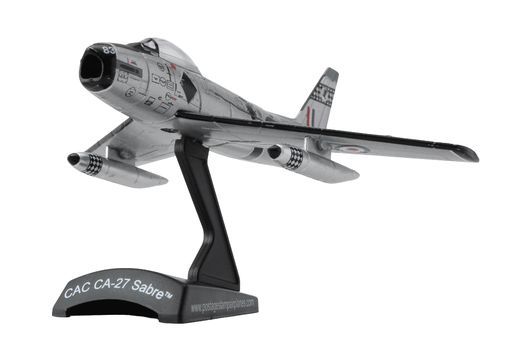 POSTAGE STAMP CAC CA-27 SABRE RAAF 1/110 (**) The Airplane Shop.