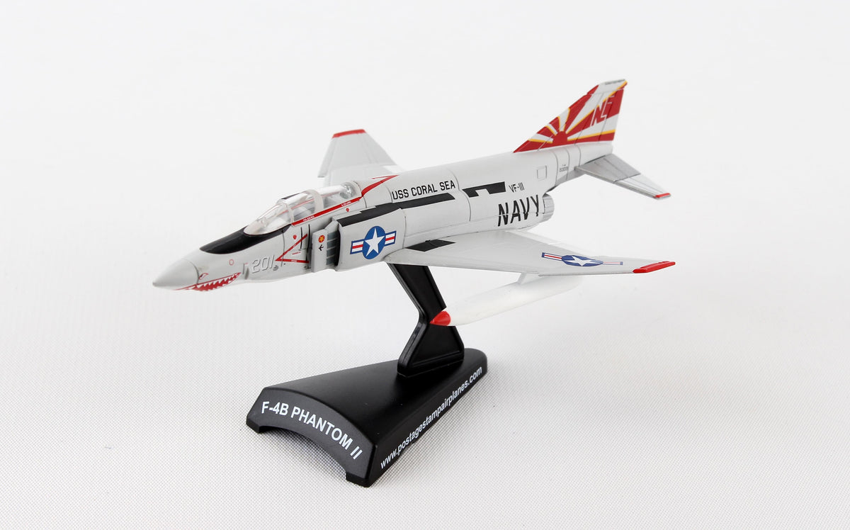 POSTAGE STAMP F-4B PHANTOM II 1/155 SUNDOWNERS The Airplane Shop.
