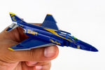 POSTAGE STAMP F-4 PHANTOM II 1/155 BLUE ANGELS (**) The Airplane Shop.