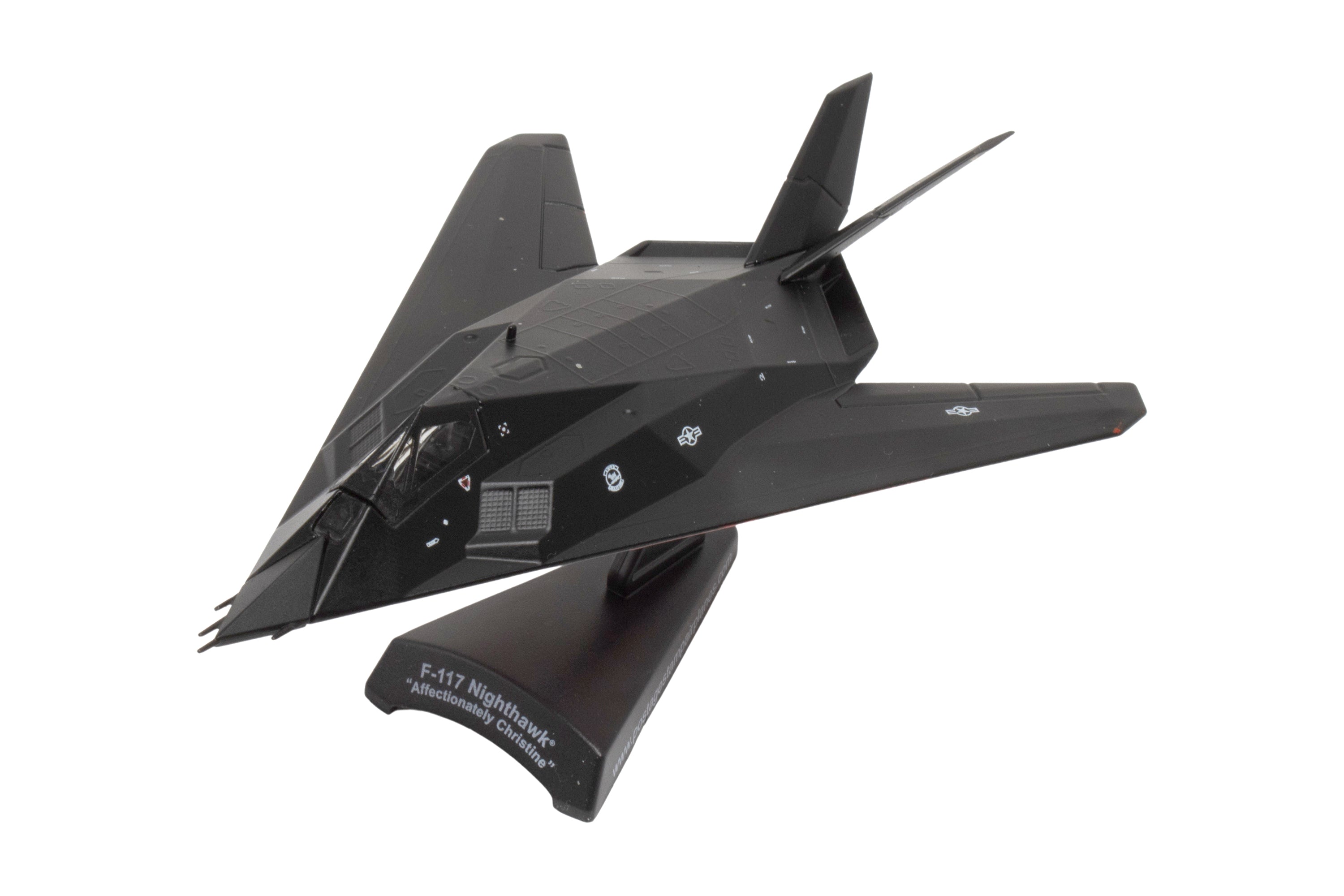 POSTAGE STAMP F-117 USAF NIGHTHAWK® 1/150 AFFECTIONATELY CHRISTINE