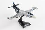 POSTAGE STAMP F9F PANTHER 1/100 SILVER/BLACK (**) The Airplane Shop.