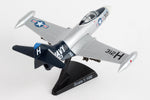 POSTAGE STAMP F9F PANTHER 1/100 SILVER/BLACK (**) The Airplane Shop.