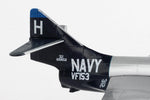 POSTAGE STAMP F9F PANTHER 1/100 SILVER/BLACK (**) The Airplane Shop.