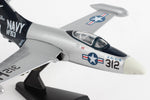 POSTAGE STAMP F9F PANTHER 1/100 SILVER/BLACK (**) The Airplane Shop.