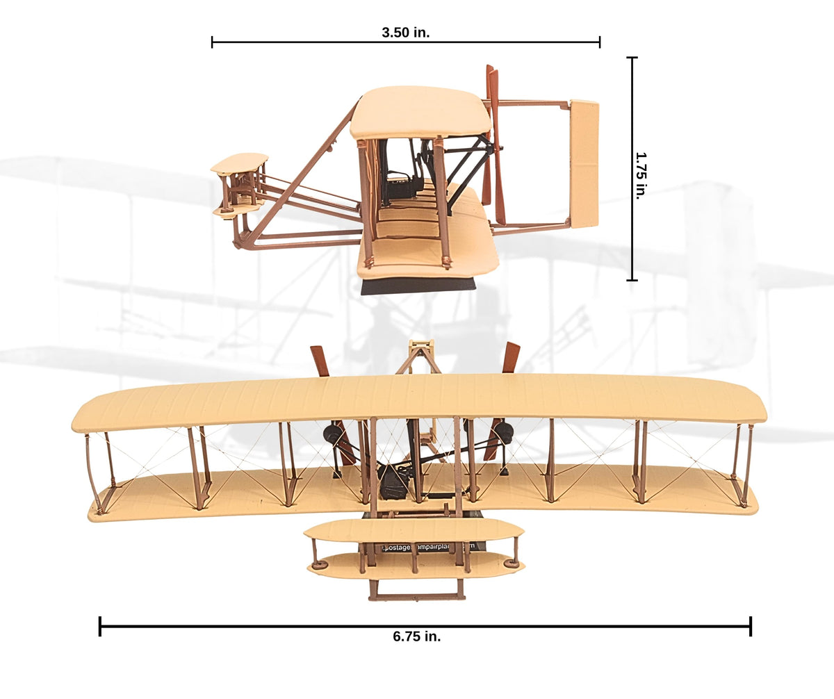 POSTAGE STAMP WRIGHT FLYER 1/72 The Airplane Shop.