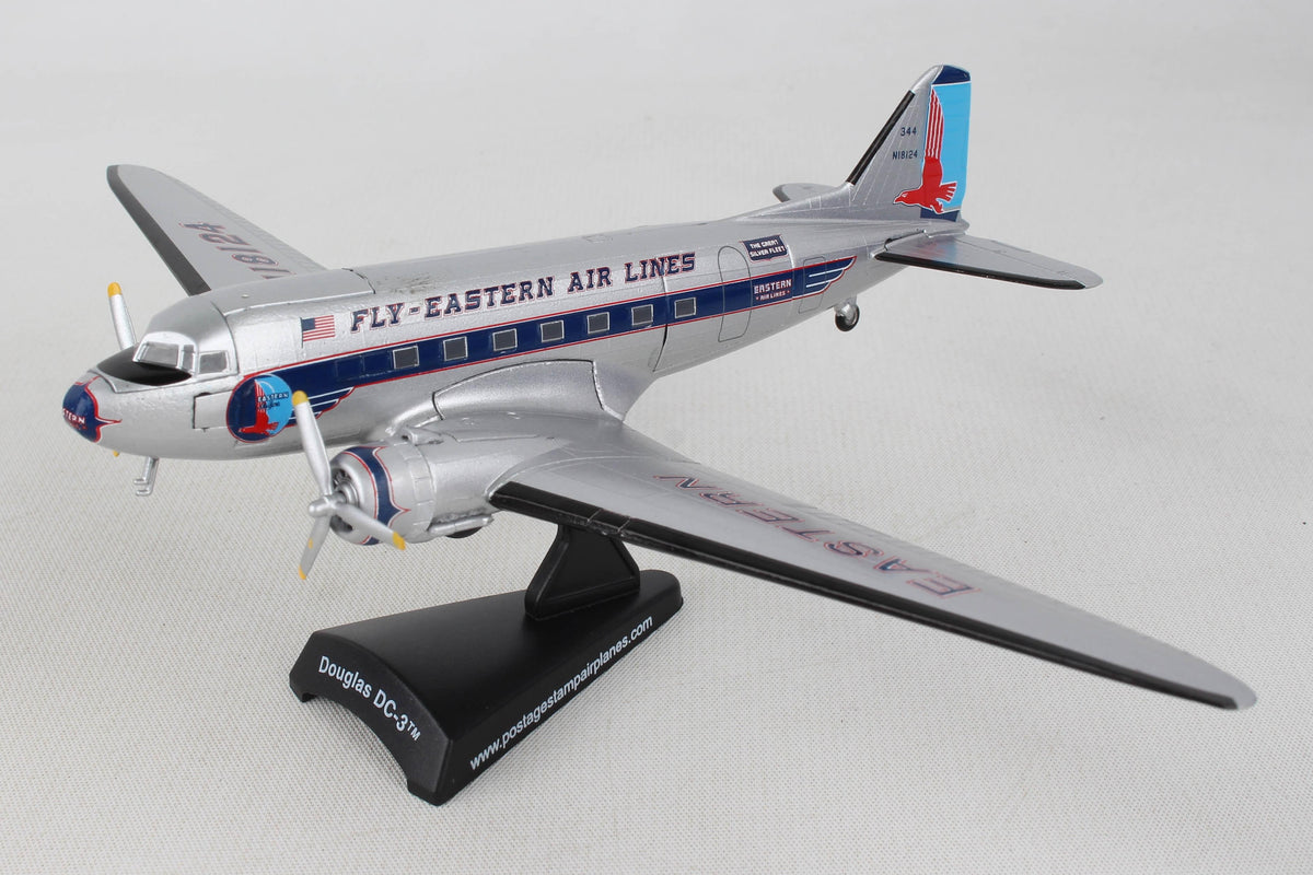 POSTAGE STAMP EASTERN DC-3 1/144 The Airplane Shop.