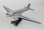 POSTAGE STAMP TWA DC-3 1/144 The Airplane Shop.