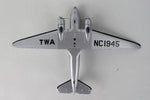 POSTAGE STAMP TWA DC-3 1/144 The Airplane Shop.
