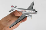 POSTAGE STAMP TWA DC-3 1/144 The Airplane Shop.