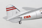 POSTAGE STAMP TWA DC-3 1/144 The Airplane Shop.