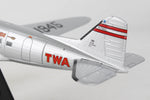 POSTAGE STAMP TWA DC-3 1/144 The Airplane Shop.