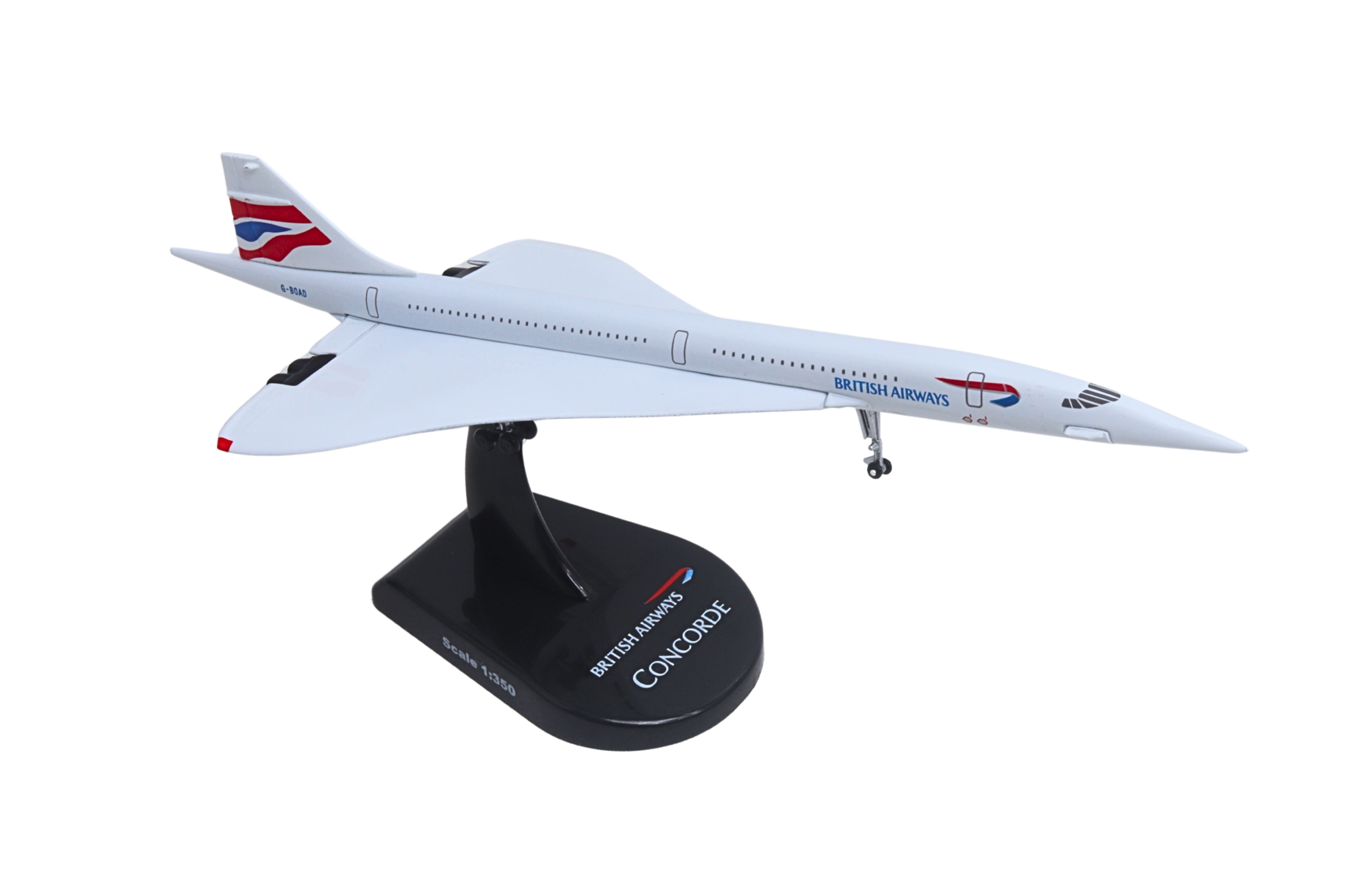POSTAGE STAMP BRITISH AIRWAYS CONCORDE 1/350