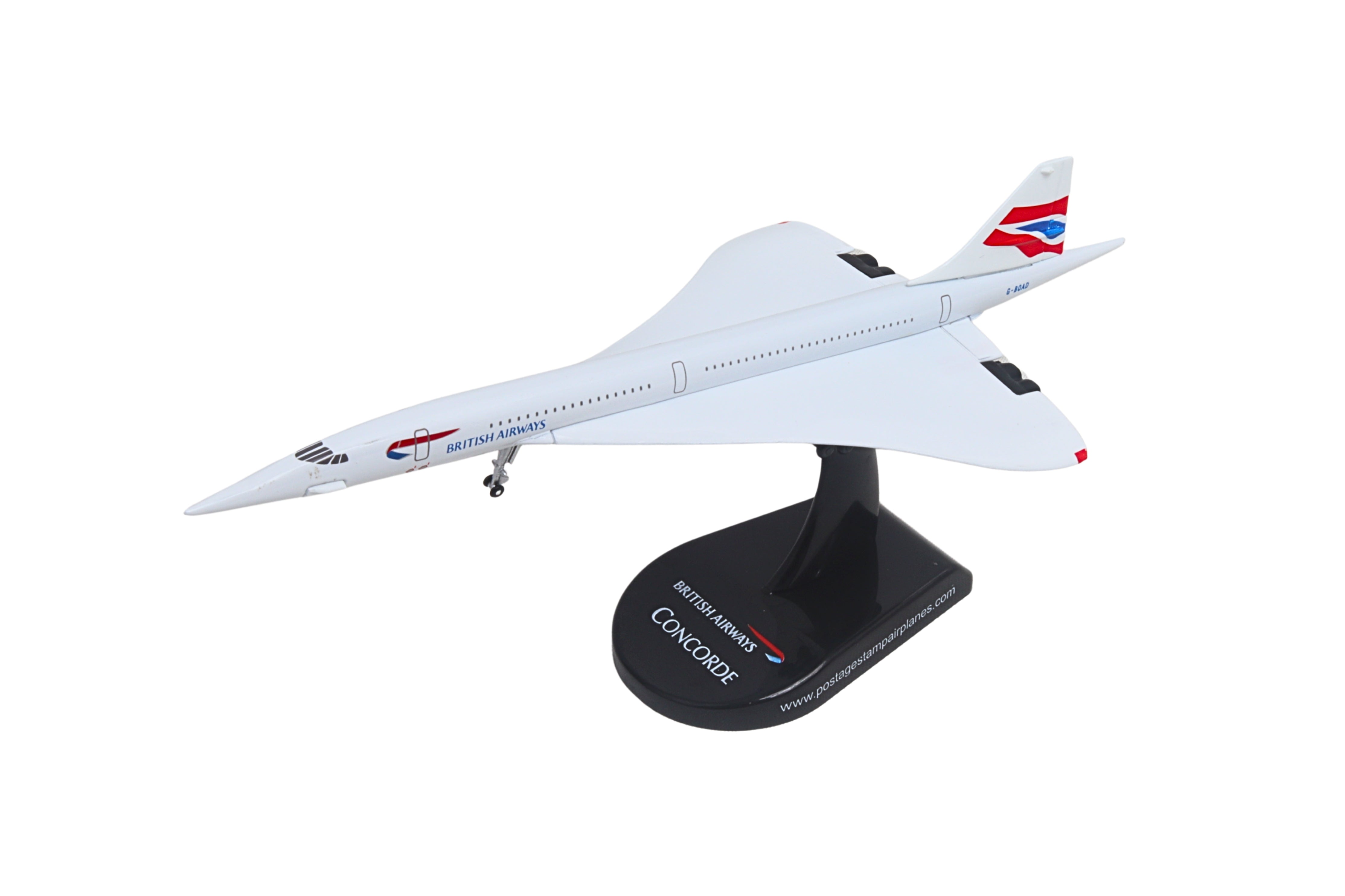 POSTAGE STAMP BRITISH AIRWAYS CONCORDE 1/350
