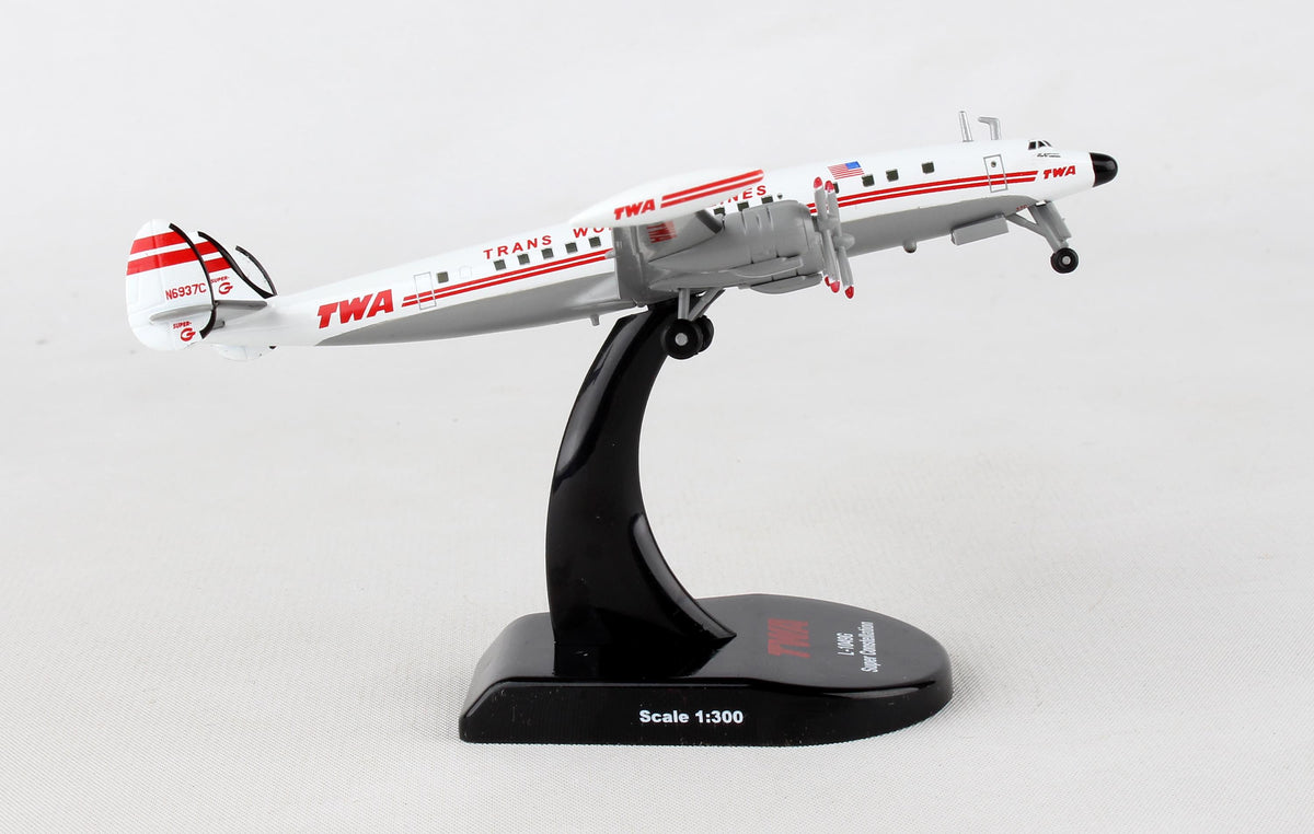 POSTAGE STAMP TWA L1049 1/300 The Airplane Shop.
