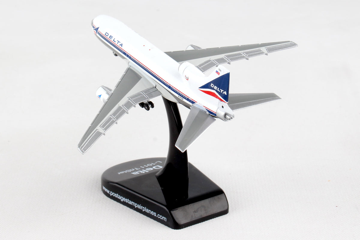 POSTAGE STAMP DELTA L-1011-250 1/500 The Airplane Shop.