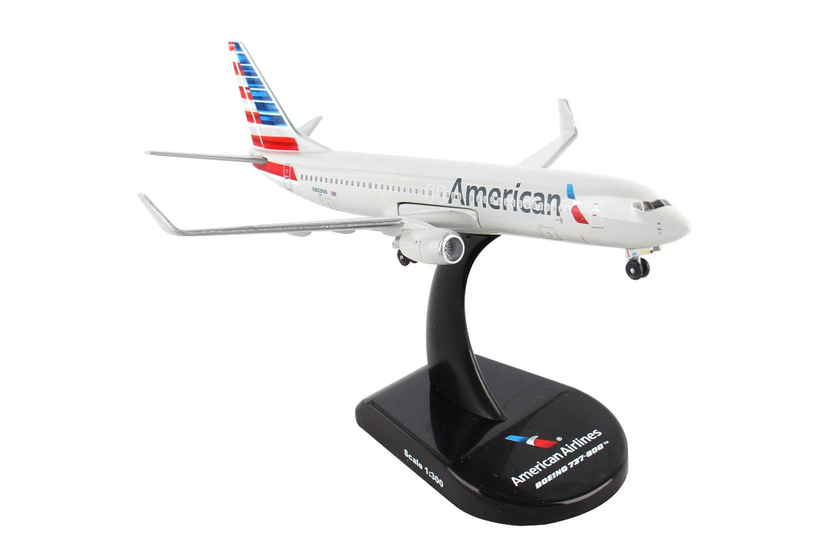 POSTAGE STAMP AMERICAN 737-800 1/300 The Airplane Shop.