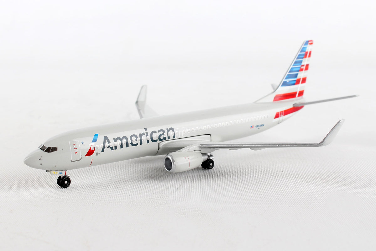 POSTAGE STAMP AMERICAN 737-800 1/300 The Airplane Shop.