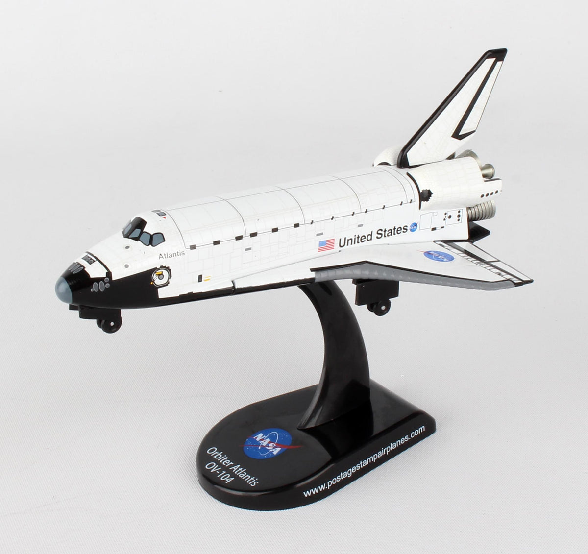 POSTAGE STAMP SPACE SHUTTLE ATLANTIS 1/300 The Airplane Shop.