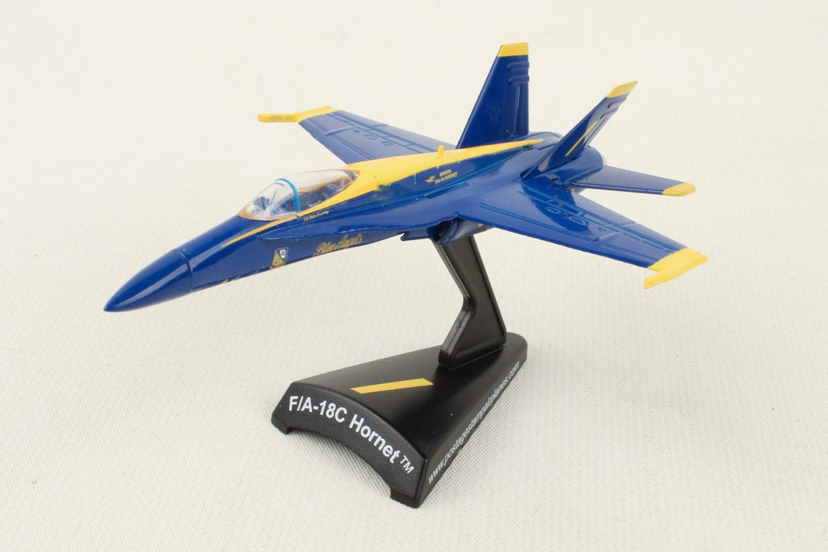 POSTAGE STAMP F/A-18C BLUE ANGEL 6 PC GIFT SET 1/150 The Airplane Shop.