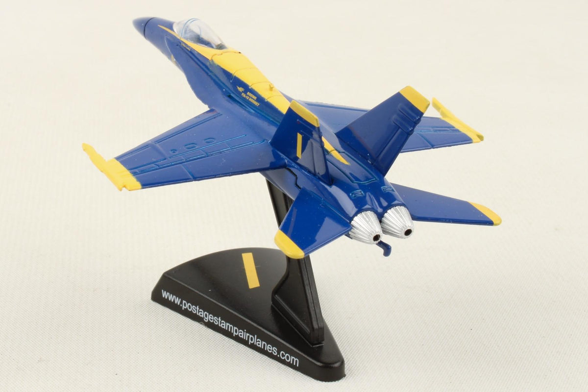 POSTAGE STAMP F/A-18C BLUE ANGEL 6 PC GIFT SET 1/150 The Airplane Shop.