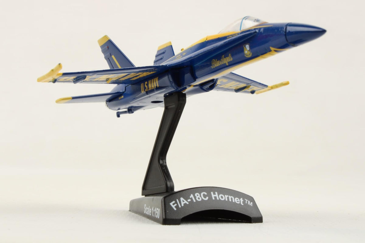 POSTAGE STAMP F/A-18C BLUE ANGEL 6 PC GIFT SET 1/150 The Airplane Shop.