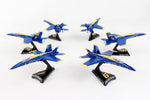 POSTAGE STAMP F/A-18C BLUE ANGEL 6 PC GIFT SET 1/150 The Airplane Shop.