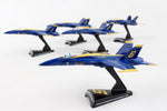 POSTAGE STAMP F/A-18C BLUE ANGEL 6 PC GIFT SET 1/150 The Airplane Shop.