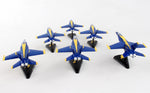 POSTAGE STAMP F/A-18C BLUE ANGEL 6 PC GIFT SET 1/150 The Airplane Shop.