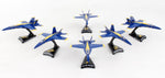 POSTAGE STAMP F/A-18C BLUE ANGEL 6 PC GIFT SET 1/150 The Airplane Shop.