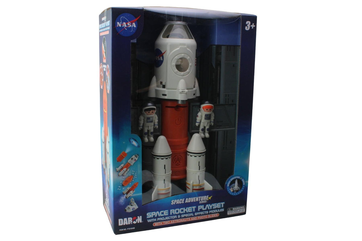 SPACE ADVENTURE SPACE ROCKET PLAYSET W/CAPSULE (**) The Airplane Shop.