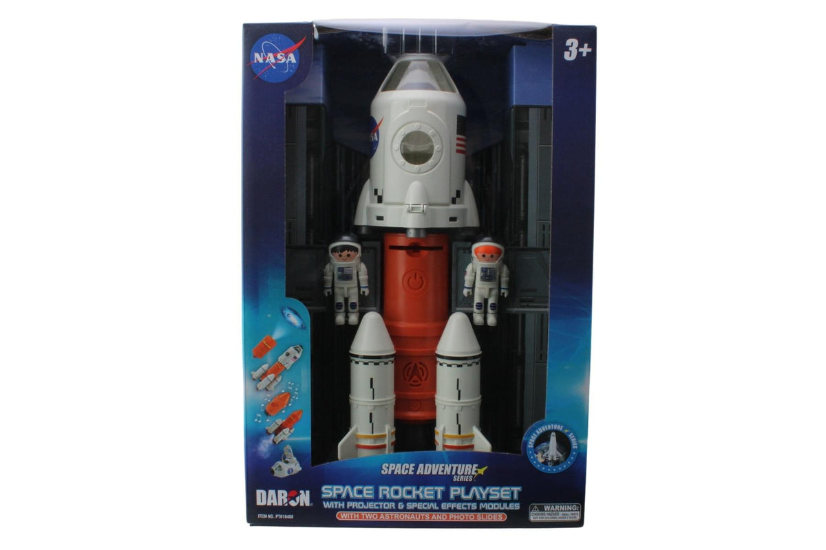 SPACE ADVENTURE SPACE ROCKET PLAYSET W/CAPSULE (**) The Airplane Shop.