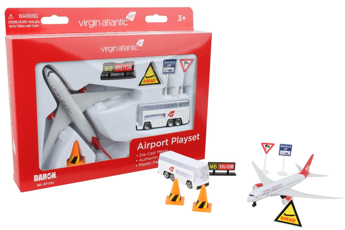 VIRGIN ATLANTIC PLAYSET The Airplane Shop.