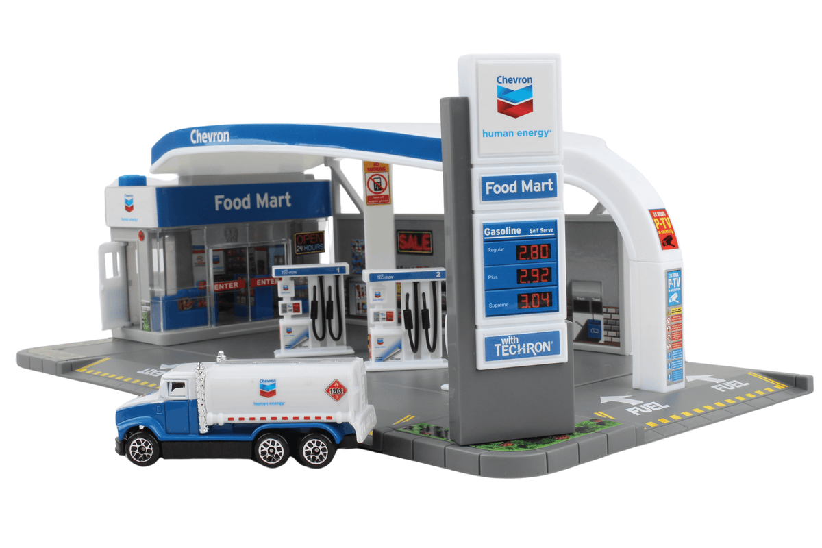 CHEVRON GAS STATION (**) The Airplane Shop.