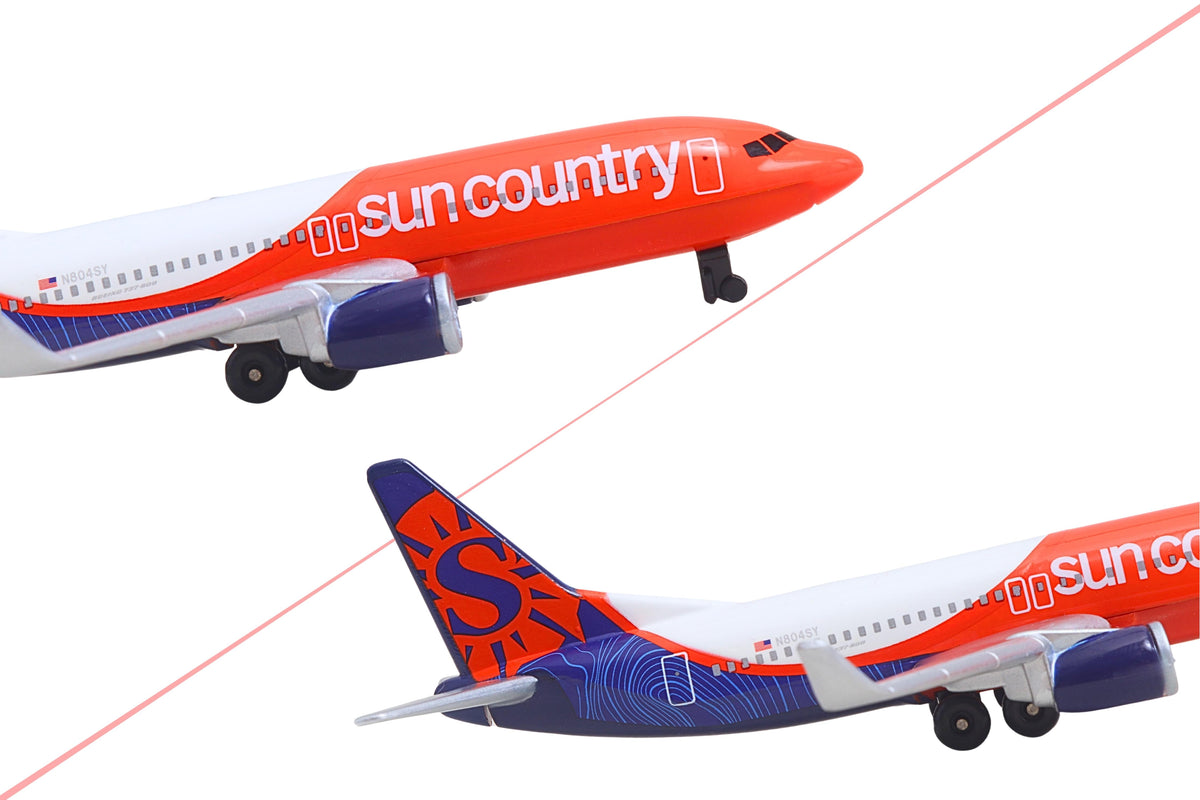 SUN COUNTRY SINGLE PLANE (**) The Airplane Shop.